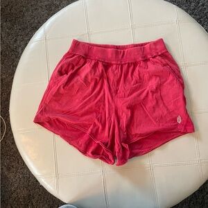 Free people loose comfortable red shorts